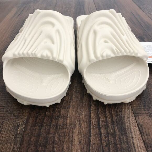 Salehe Bembury X Crocs The Pollex Slide Sandal Lightweight Size 10 Parsnip Cream - Picture 4 of 9